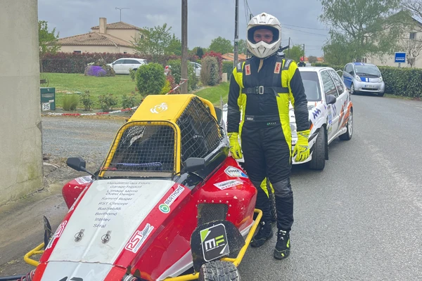 Pilote vendéen en kart